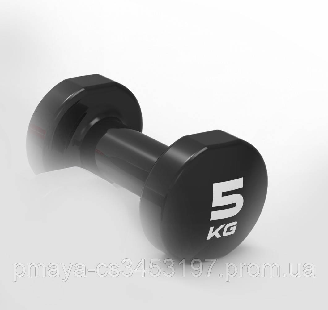 

Гантель вінілова 1шт LivePro STUDIO DUMBBELL, Чорний