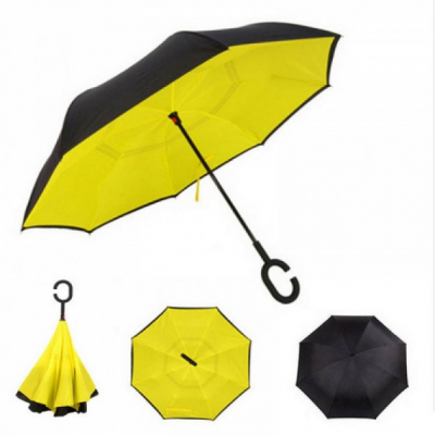 

Зонт обратного сложения Up-Brella желтый SKL11-187139