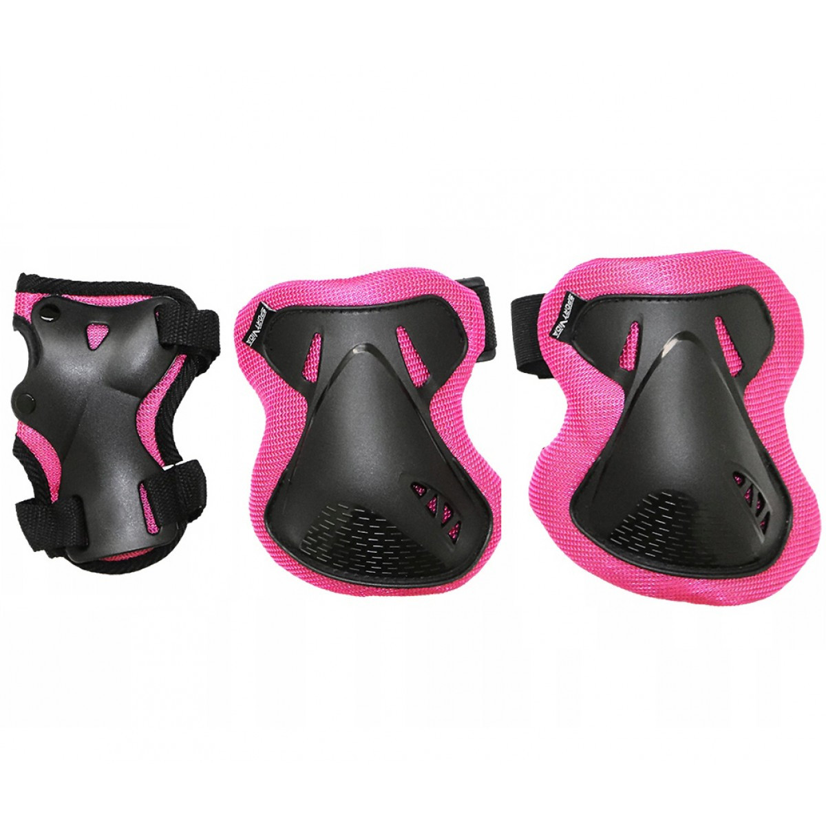 

Комплект защитный SportVida SV-KY0006-L Size L Black/Pink