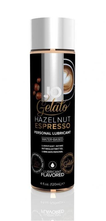 

System - JO Gelato Hazelnut Espresso Lubricant - оральный лубрикант со вкусом орехового эспресо, 120 мл