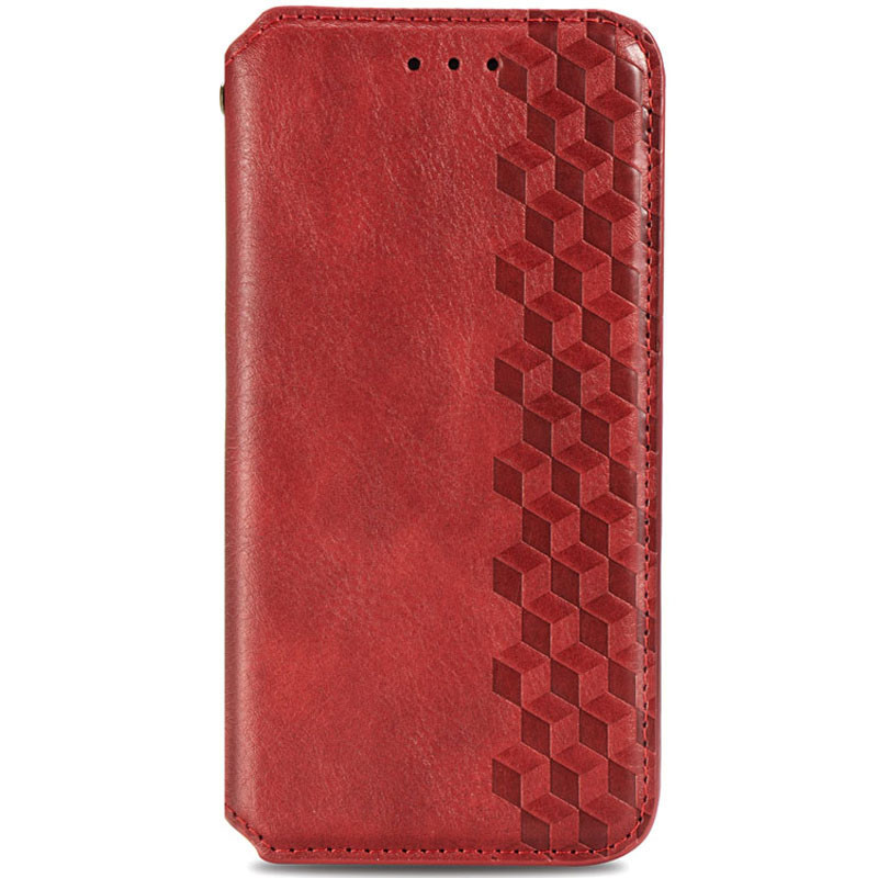 

Кожаный чехол книжка GETMAN Cubic (PU) для Oppo A73, Красный