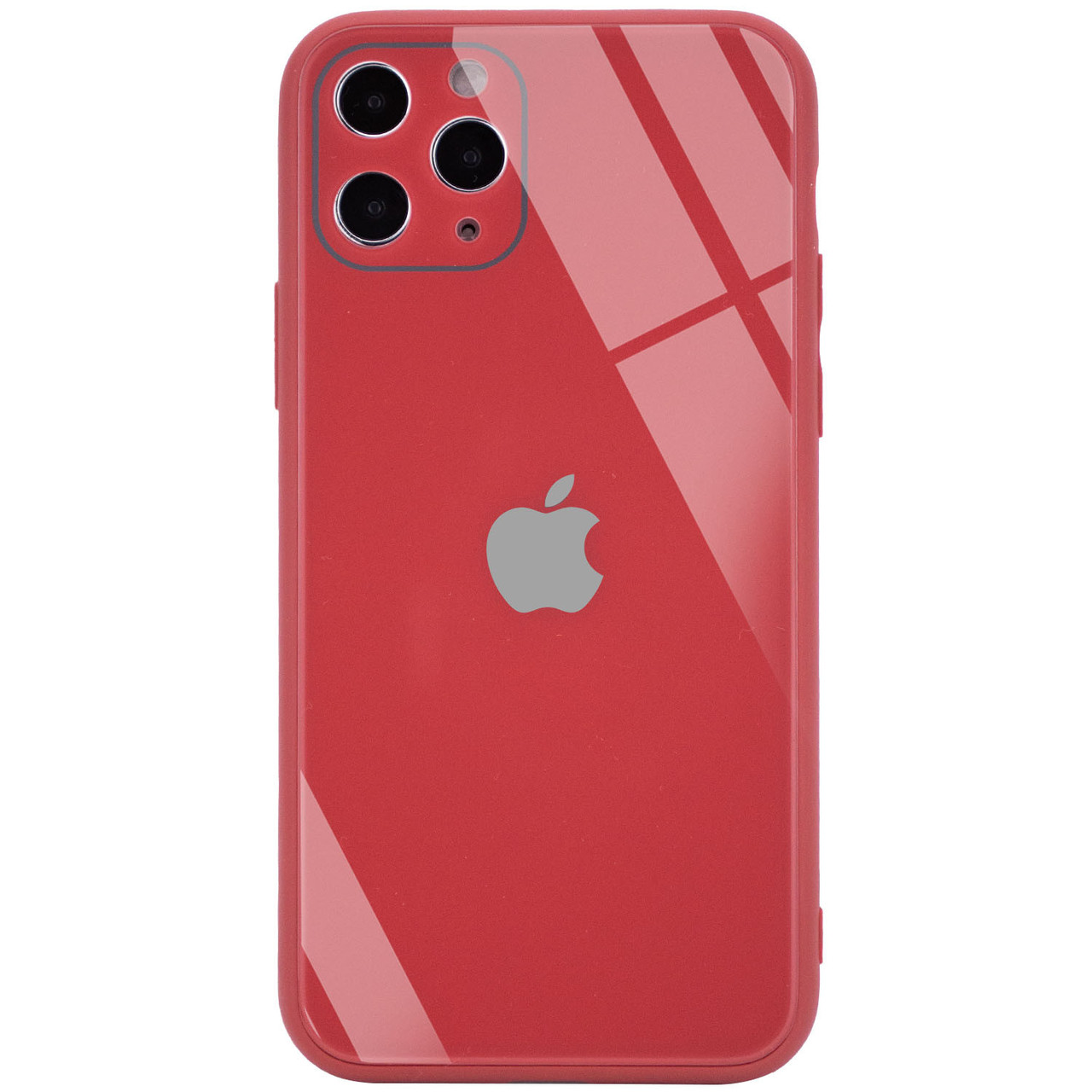 

TPU+Glass чехол GLOSSY Logo Full camera (opp) для Apple iPhone 11 Pro Max (6.5"), Красный