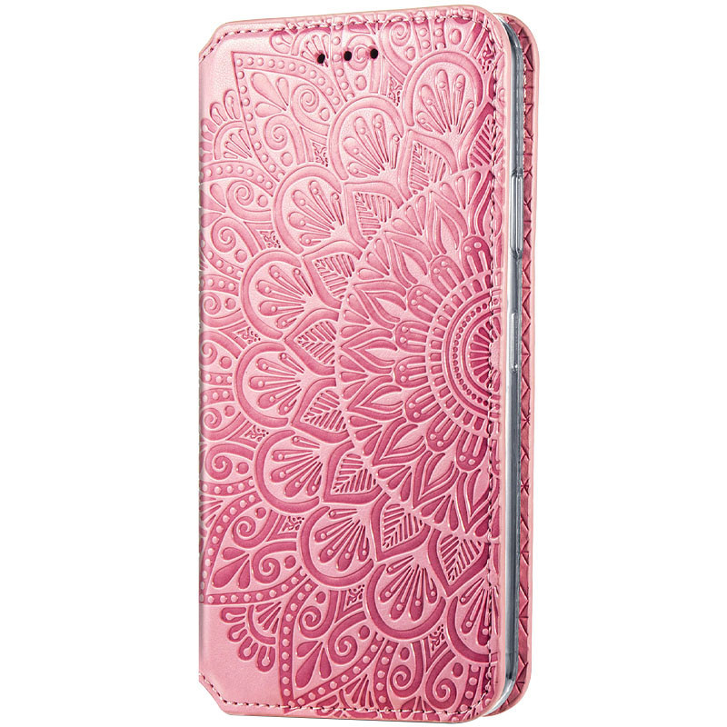 

Кожаный чехол книжка GETMAN Mandala (PU) для Samsung Galaxy S20 FE, Розовый