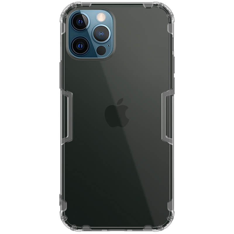 

TPU чехол Nillkin Nature Series для Apple iPhone 12 Pro Max (6.7"), Серый (прозрачный)