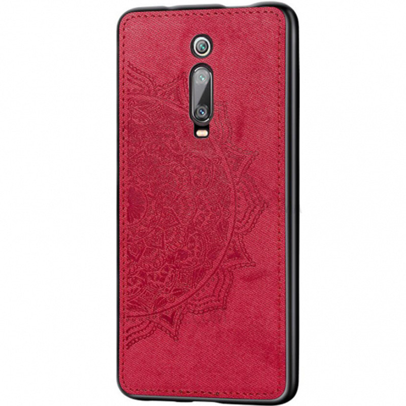 

TPU+Textile чехол Mandala с 3D тиснением для Xiaomi Redmi K20 / K20 Pro / Mi9T / Mi9T Pro, Красный