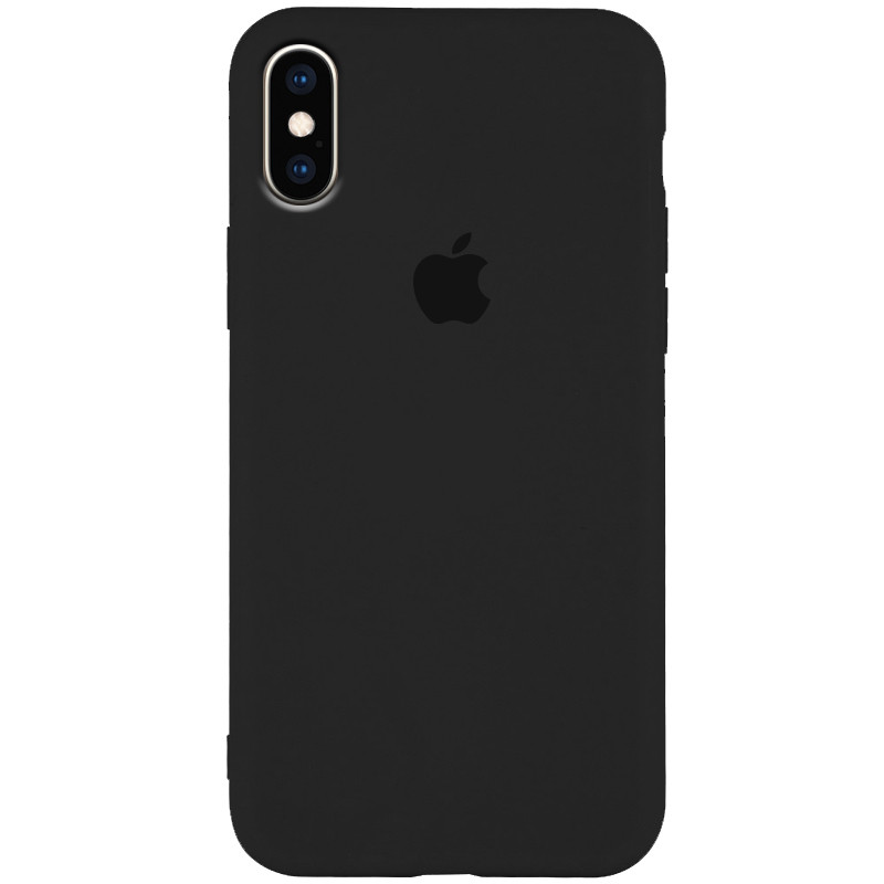 

Чехол Silicone Case Slim Full Protective для Apple iPhone XS Max (6.5"), Черный / black