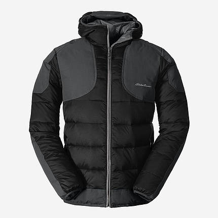 Куртка Eddie Bauer Mens Downlight Hooded Field BLACK Jacket (M), фото 2