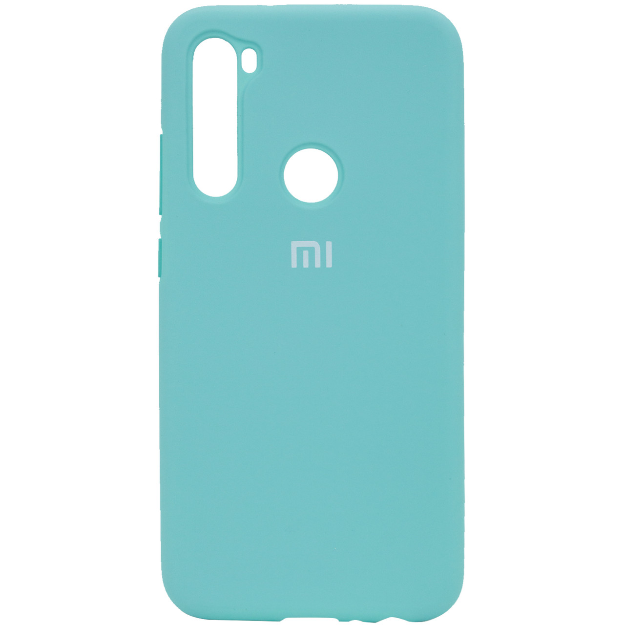 

Чехол Silicone Cover Full Protective (AA) для Xiaomi Redmi Note 8, Бирюзовый / ice blue