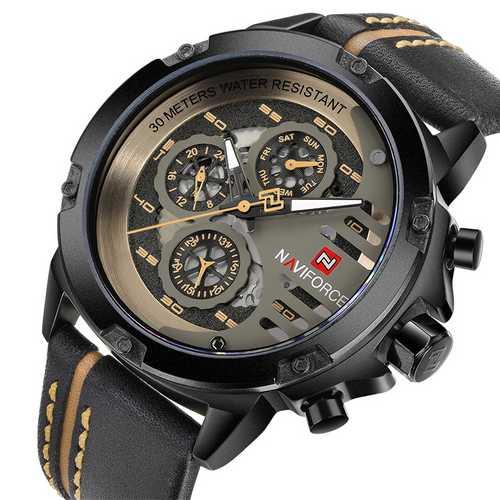 

Naviforce NF9110 Black-Brown