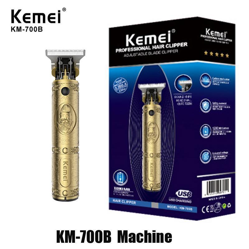 

Профессиональная беспроводная машинка для стрижки волос Kemei КМ-700B /Аккумуляторный мощный мужской триммер