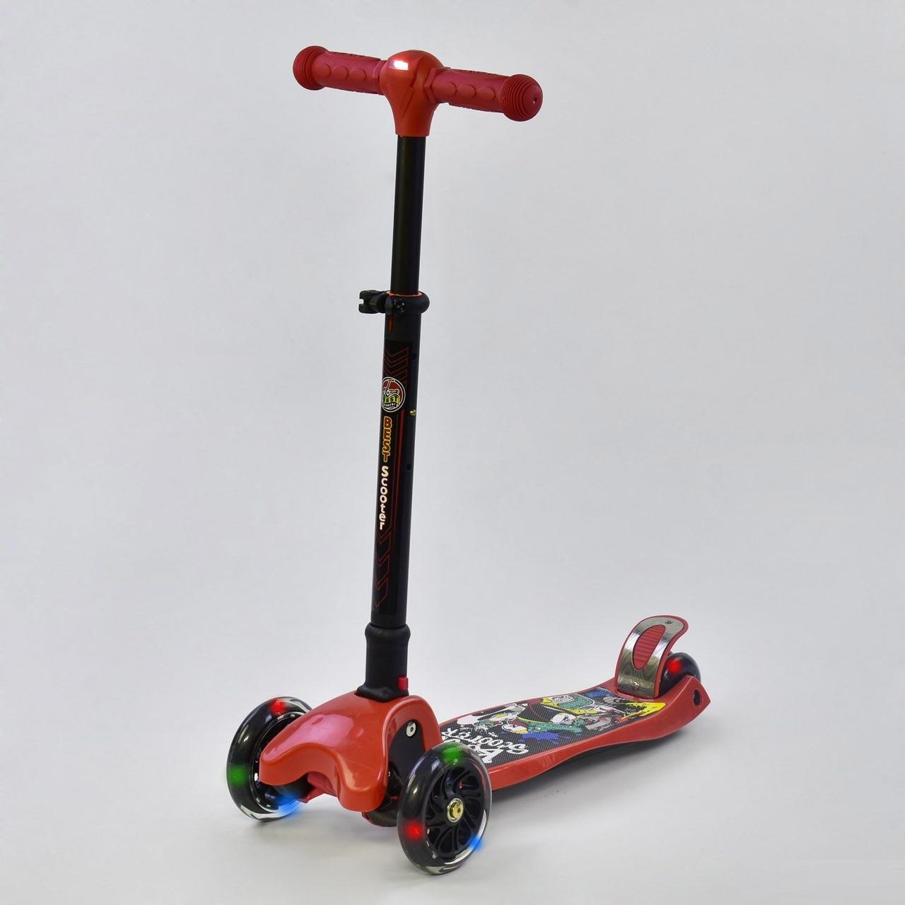 

Самокат Best Scooter С 43400 (складной руль с фарой, 4 колеса PU со светом