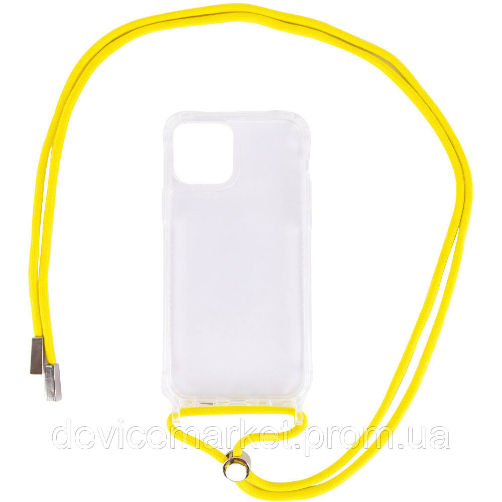 

Чехол Crossbody Transparent для Apple iPhone 11 Pro (5.8") Желтый