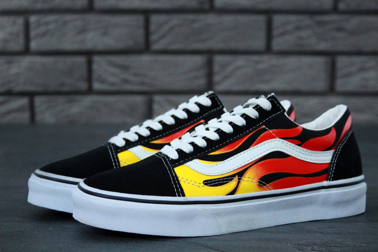 

Мужские черные Кеды Vans Old Skool 42, Черный