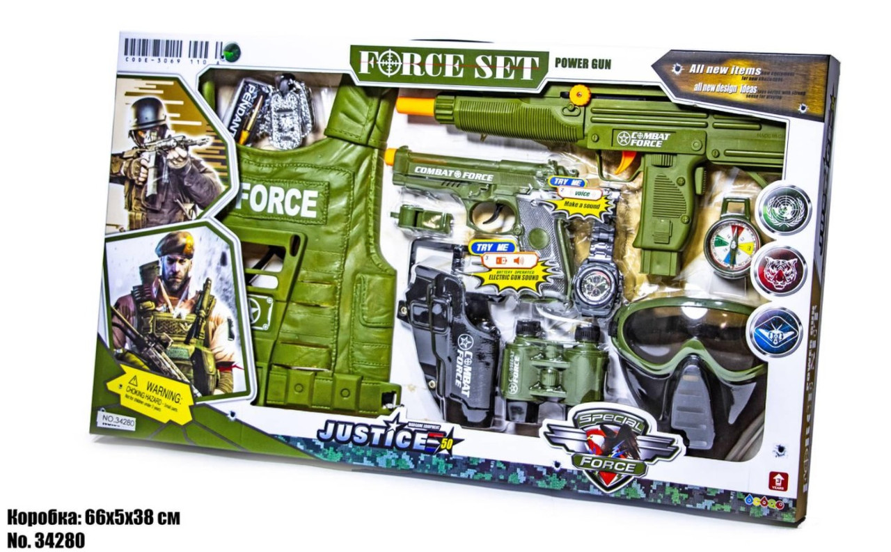 

ИГРУШЕЧНЫЙ АВТОМАТ FORCE SET 34280