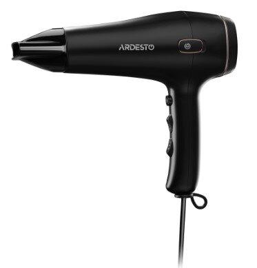 

Фен Ardesto HD-Y210 (2100Вт, 2 ск, 3 темп.режима, автосмотка шнура, Черный)