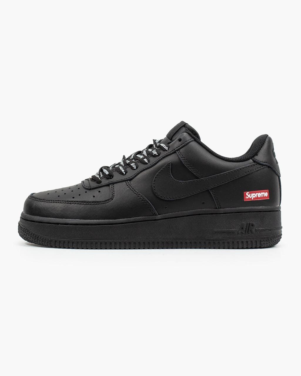 

Женские кроссовки Nike Air Force 1 '07 Supreme Black / Найк Аир Форс, Черный