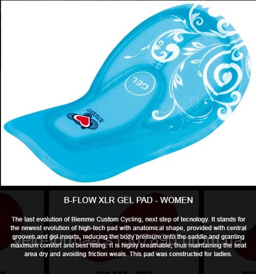 

Велопамперс Biemme B-Flow XLR Gel - women