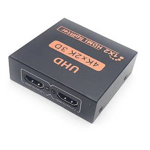 HDMI Splitter 1x2 v1.4,  Full 3D 4Kx2K металл, фото 2