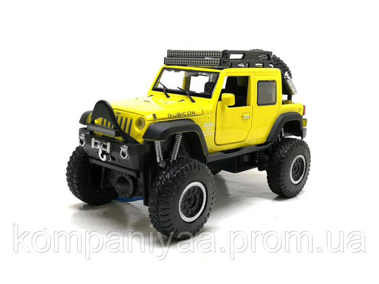 

Машинка металлическая "АВТОПРОМ" 6609 Jeep Wrangler (Yellow)