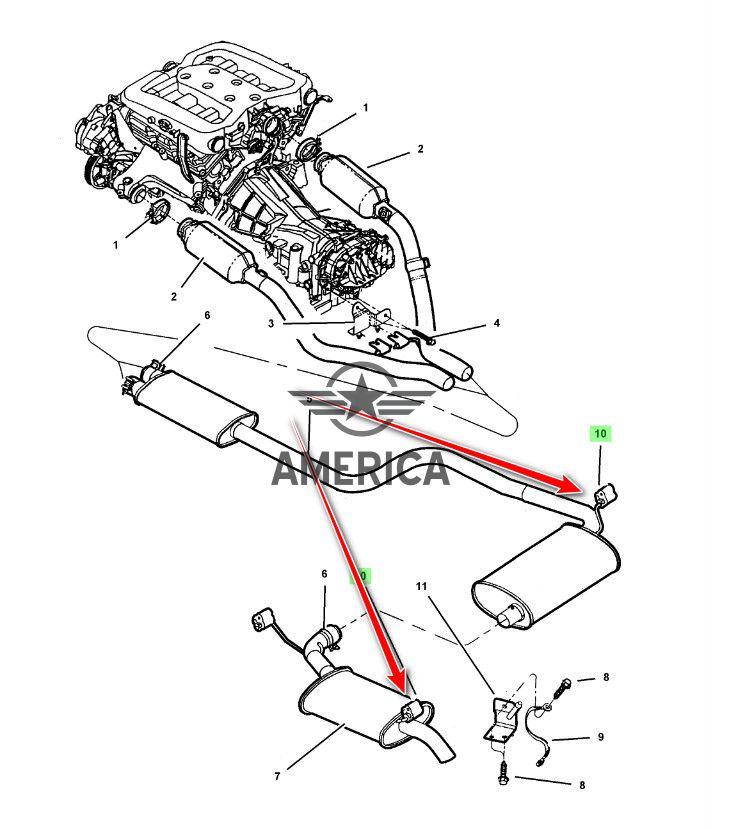 

Резинка крепления глушителя CHRYSLER 4581004 Chrysler 300m Intrepid Concord Lhs