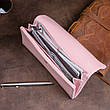 Клатч конверт с карманом для мобильного кожаный женский ST Leather 19271 Розовый, фото 6
