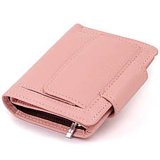 Маленький кошелек с монетницей сзади женский ST Leather 19267 Розовый, фото 2