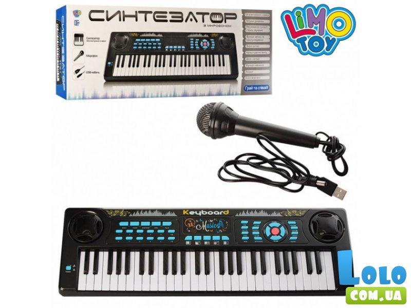 

Детский синтезатор с микрофоном, Limo Toy (54 клавиши) (86213