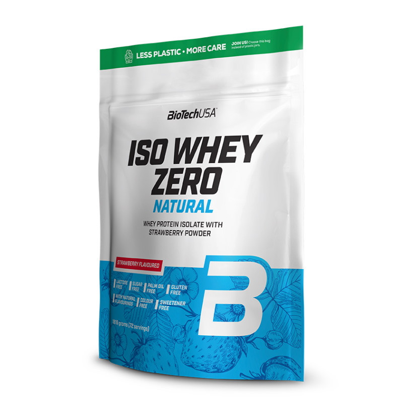 

Протеин BioTech Iso Whey Zero Natural, 500 грамм Клубника