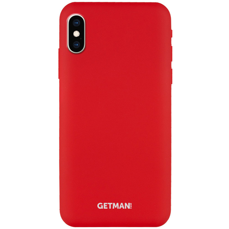 

Чехол на / для Apple iPhone XS Max книжка, бампер, накладка Silicone Case GETMAN for Magnet