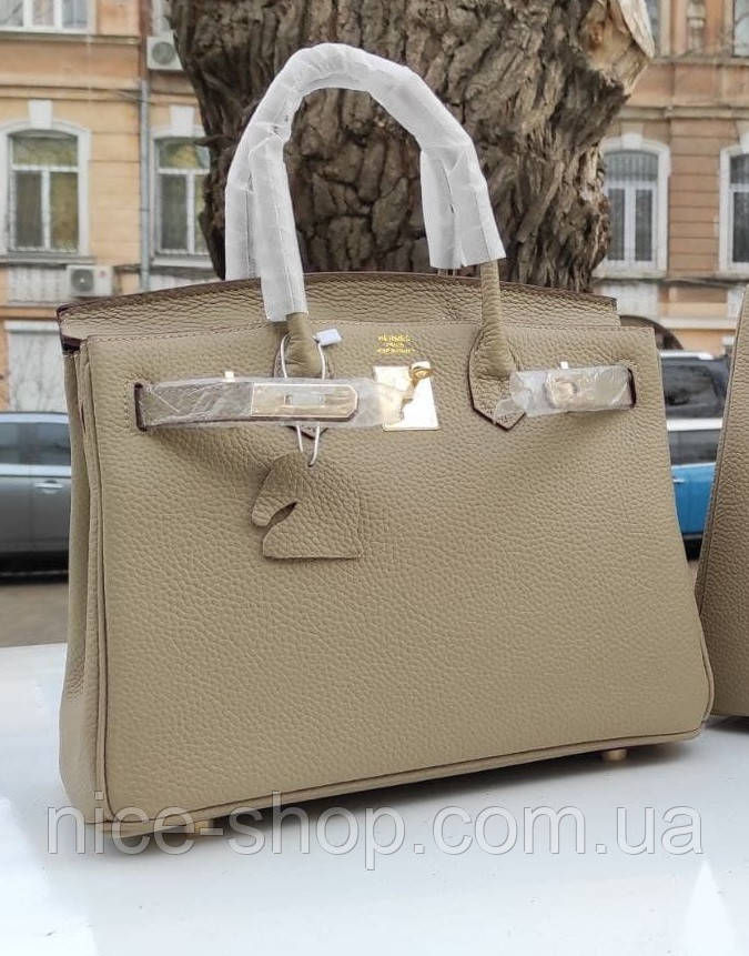 

Сумка Эрмес Биркин беж, кожа, 30 см, средняя