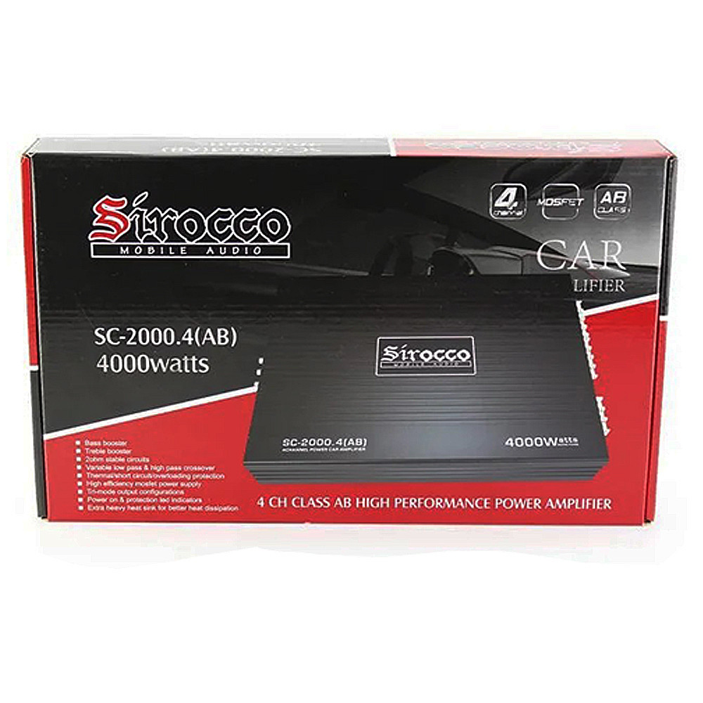 

Автомобильный усилитель CAR AMP SC-2000 4000W