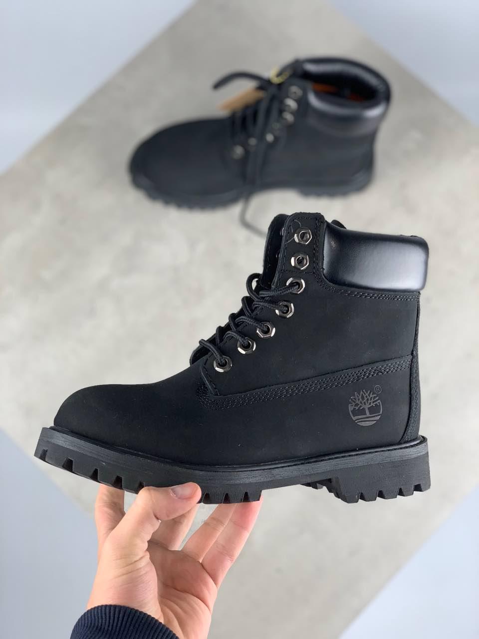 

Ботинки Тимберленд 6 Inch Premium Black (Ботинки Timberland мужские и женские размеры 36-45) 39, Черный