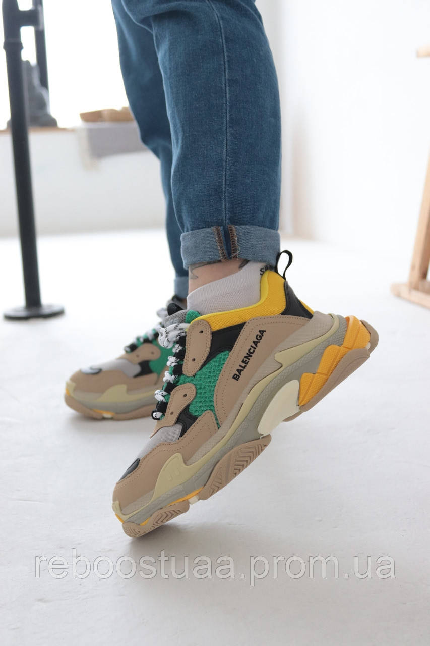 

Кросівки Balenciaga Triple S Tricolor Баленсіага Тріпл З Триколірні (36,37,38,39,40), Разные цвета