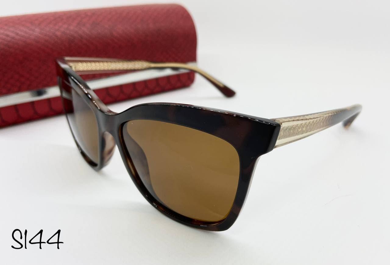 

Женские очки солнцезащитные коричневые поляризация, Коричневый