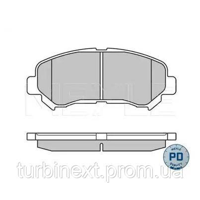 

Колодки тормозные передние NISSAN Qashqai/X-Trail 07- (Akebono) MEYLE 025 246 3217/PD