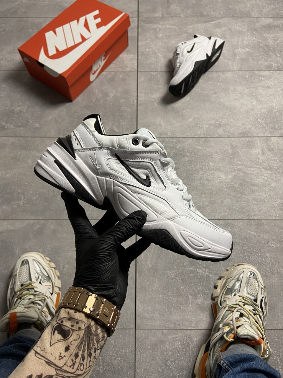 

Кроссовки Nike M2K Tekno White Black 44, Разноцвет