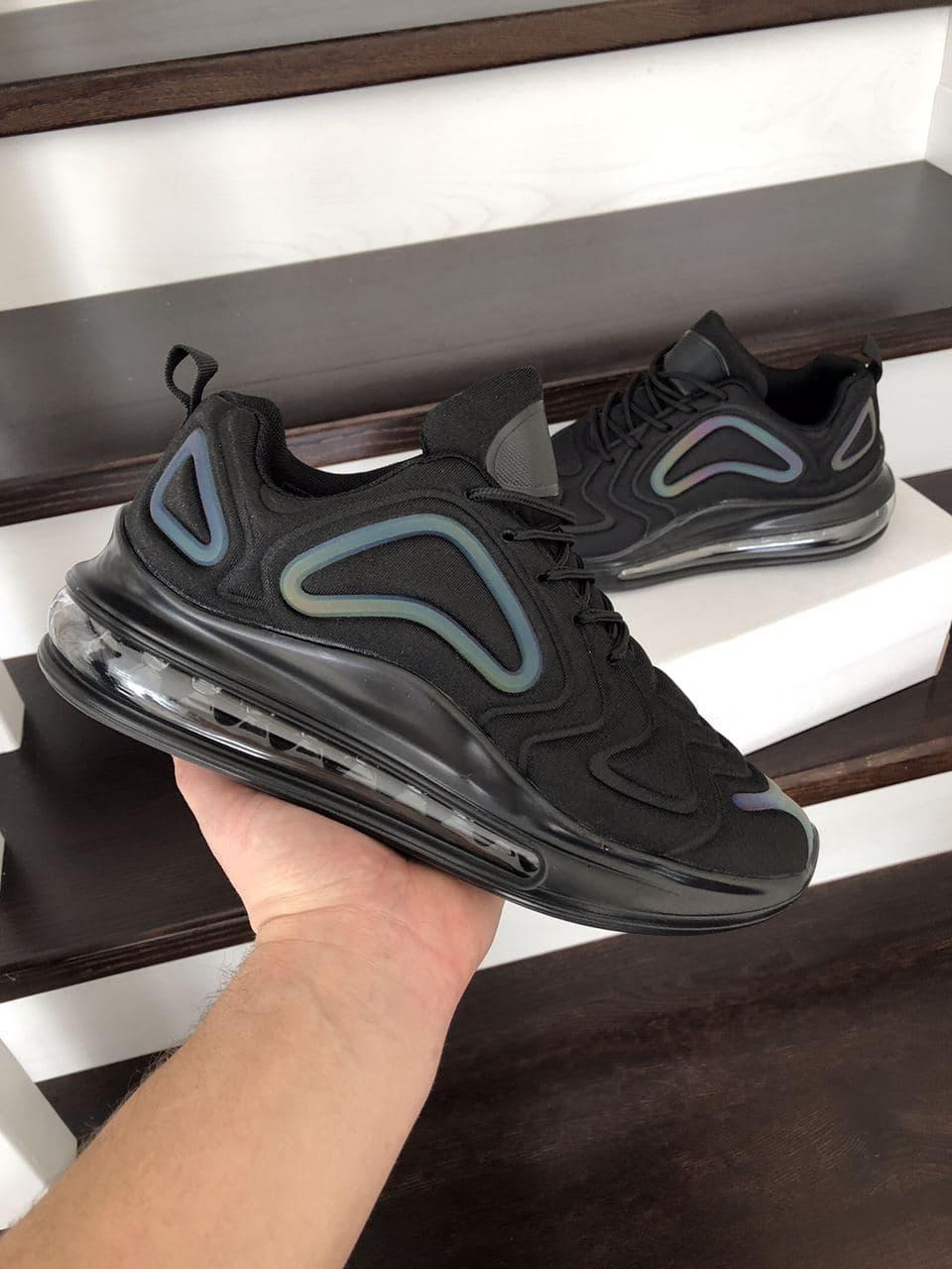 

Мужские кроссовки Air Max 720 (черные) Демисезонные кросы 44