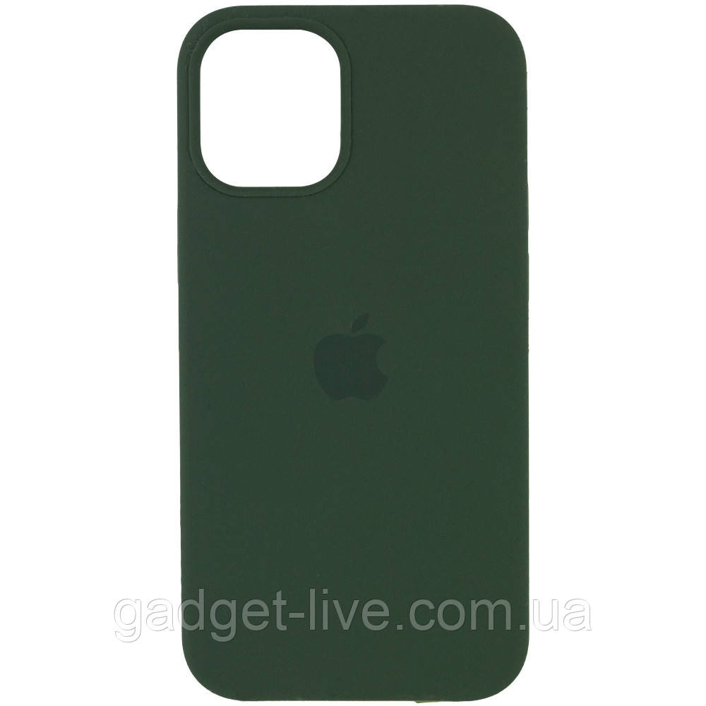 

Уценка Чехол Silicone Case (AA) для Apple iPhone 12 Pro / 12 (6.1, Царапина / зеленый / army green