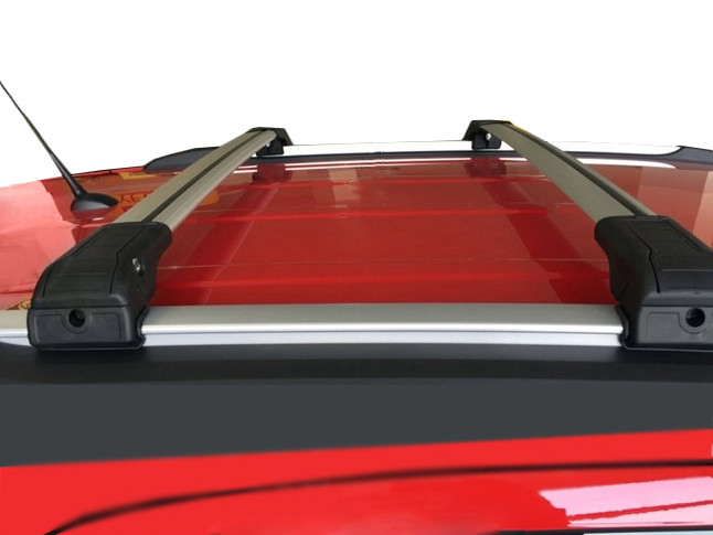 

Honda CRV 2012-2016 гг. Поперечный багажник на интегрированые рейлинги под ключ (2 шт) Черный