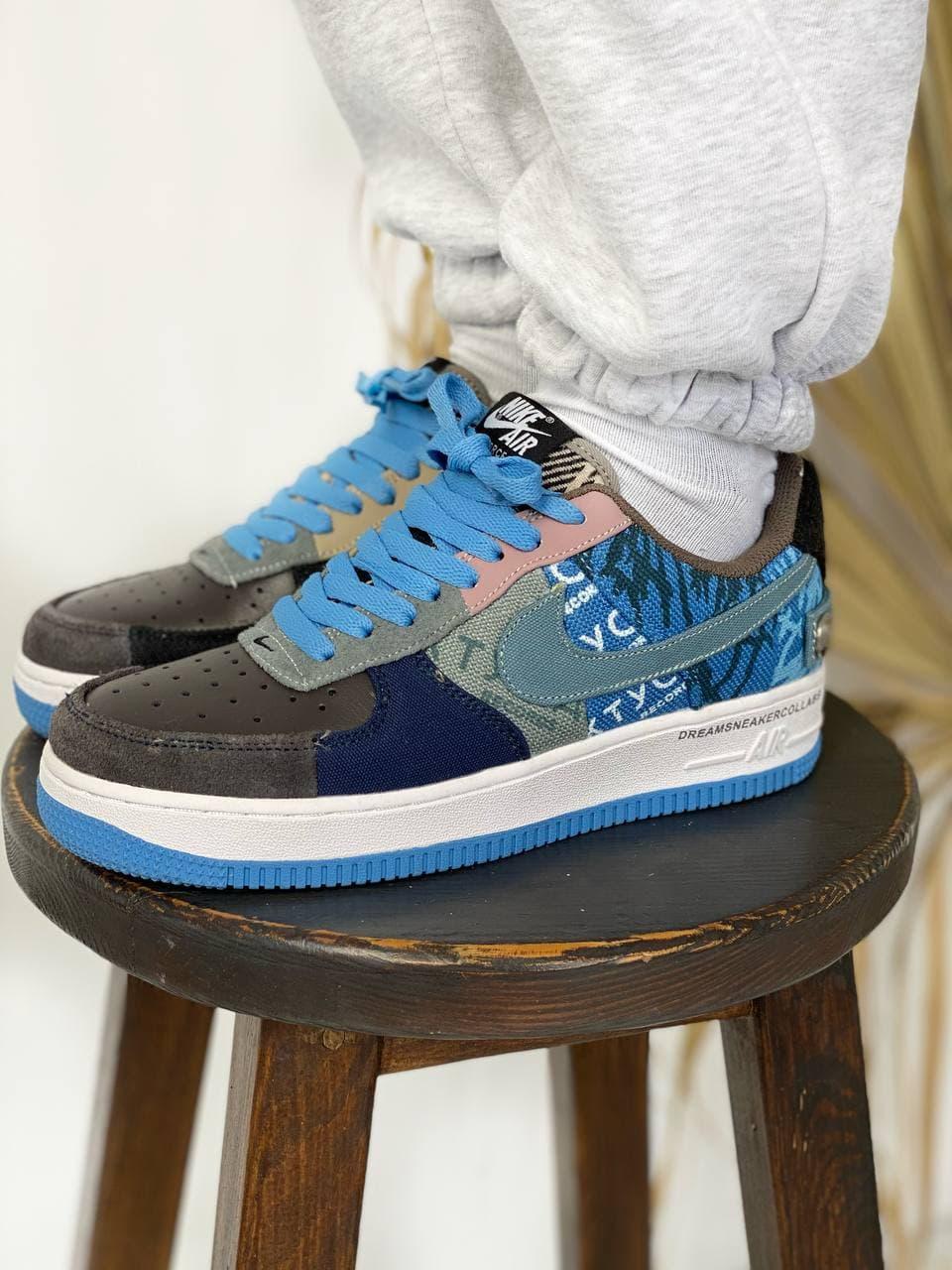 

Женские кроссовки Nike Air Force 1 Blue / Найк Аир Форс Синий 37, Разные цвета