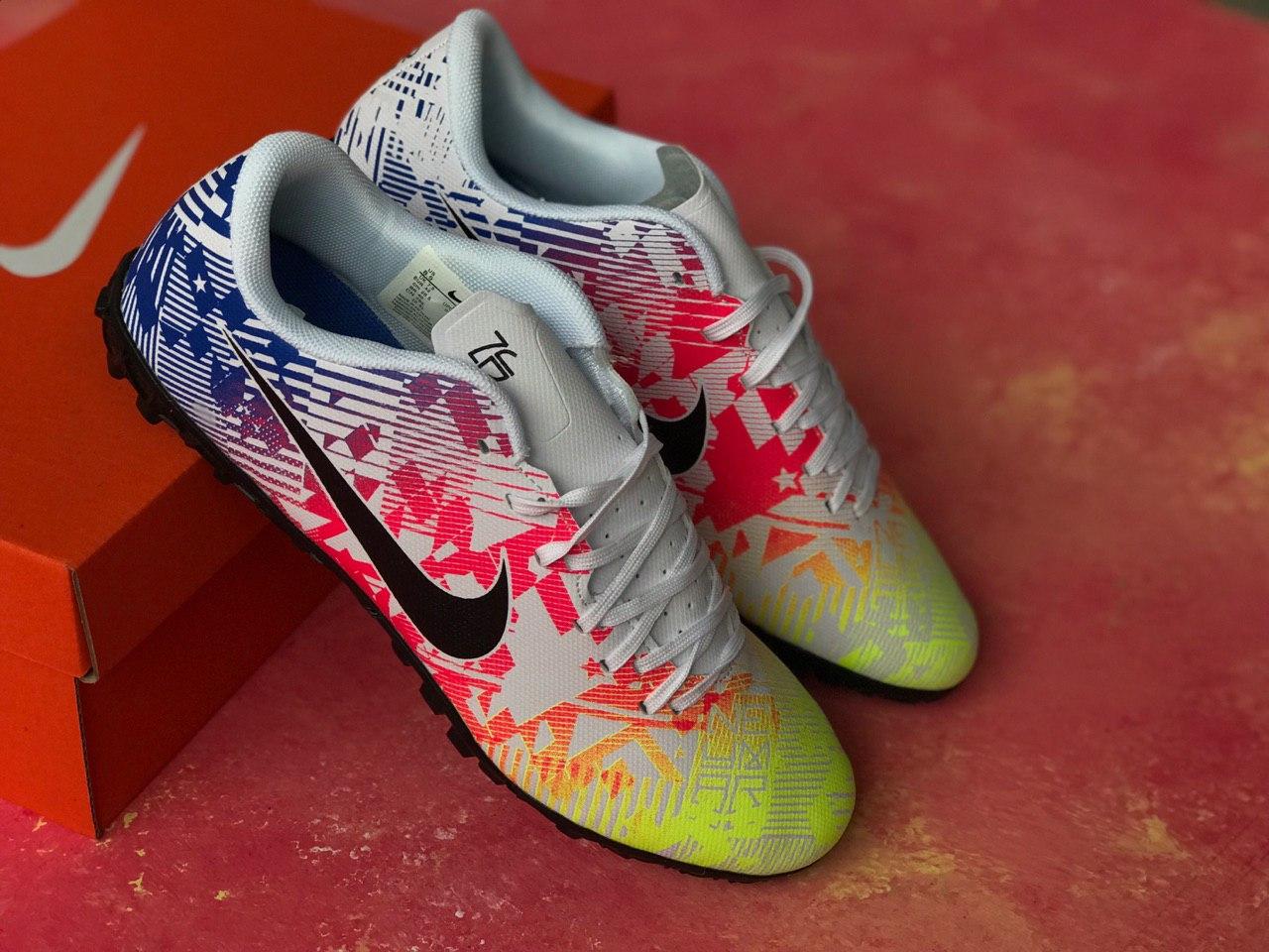 

Сороконожки Nike Mercurial Vapor 13 Club Neymar Jr. T/найк меркуриал вапор/футбольная обувь, Белый