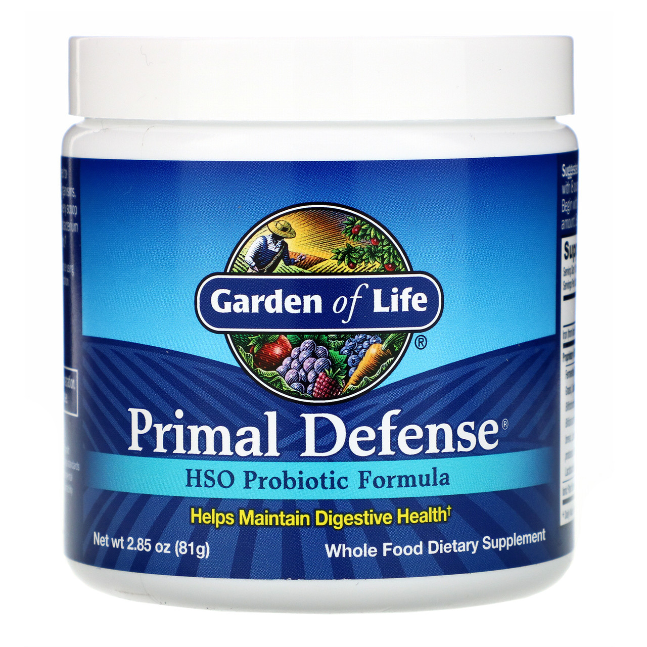 

Garden of Life, Primal Defense, Powder, HSO Probiotic Formula, 2.85 oz (81 g)