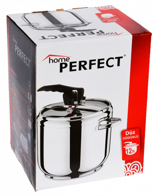 

Кастрюля скороварка Home Perfect Hascevher 12л нержавеющая сталь с индукцией (РК-1626)