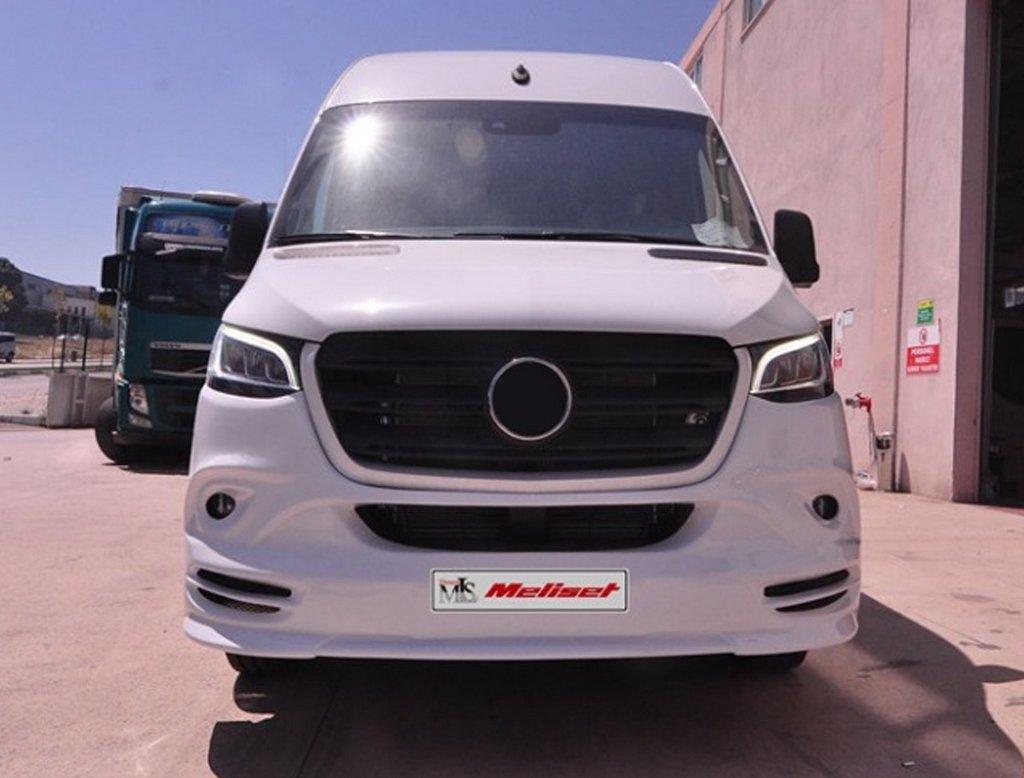 

Mercedes Sprinter 2018-2021︎ Накладка на передний бампер (под покраску)