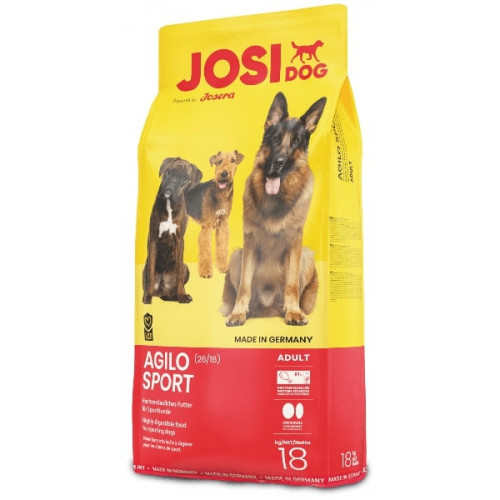 

Сухой корм Josera JosiDog Agilo Sport для активных взрослых собак, с лососем, 18 кг
