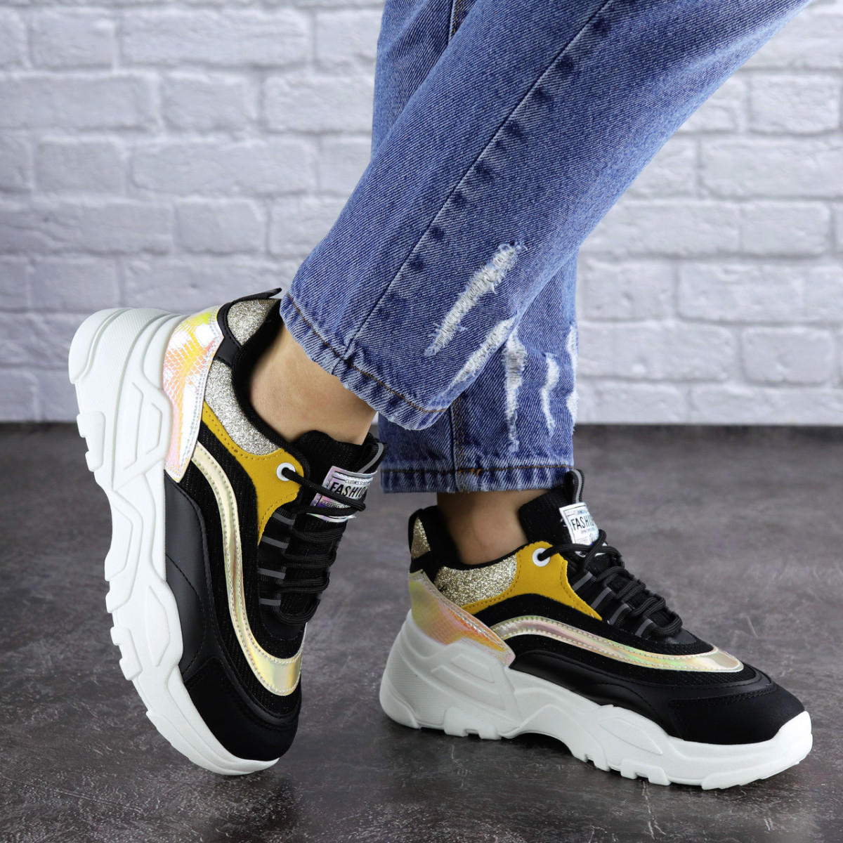 

Женские кроссовки Fashion Ferris 1760 36 размер 22,5 см Черный