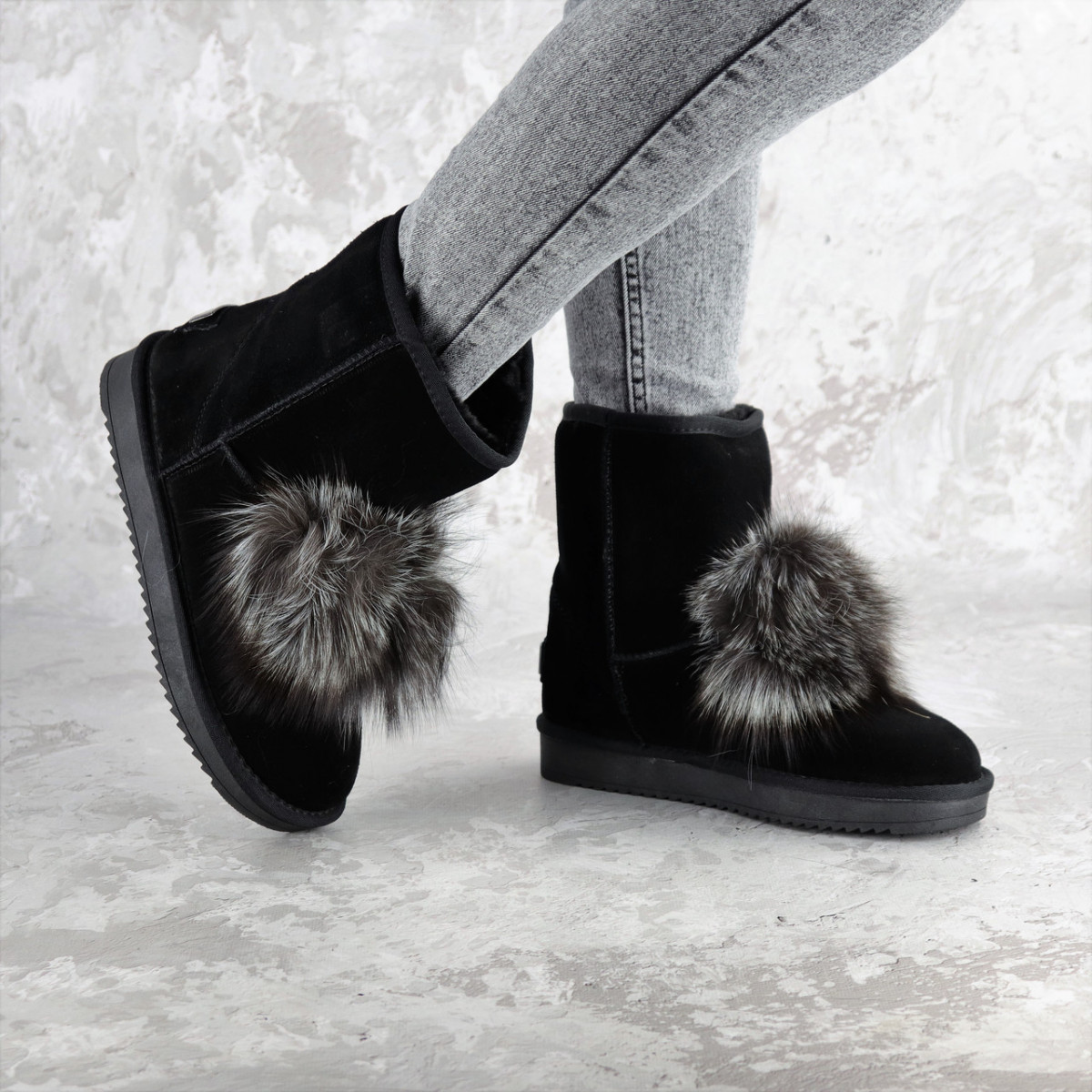 

Угги женские Fashion Buford 2337 37 размер 24 см Черный