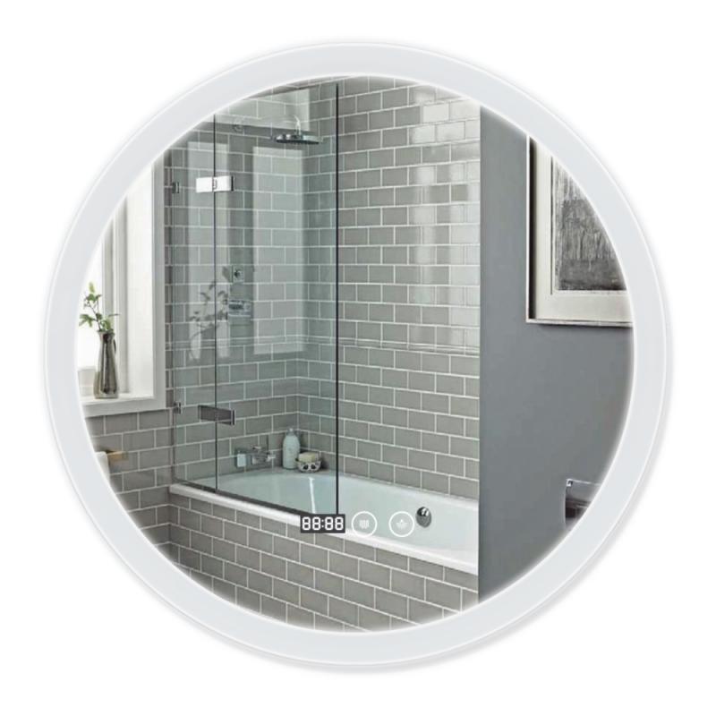 

Зеркало с подсветкой и антизапотеванием Qtap Mideya LED DC-F807 600*600