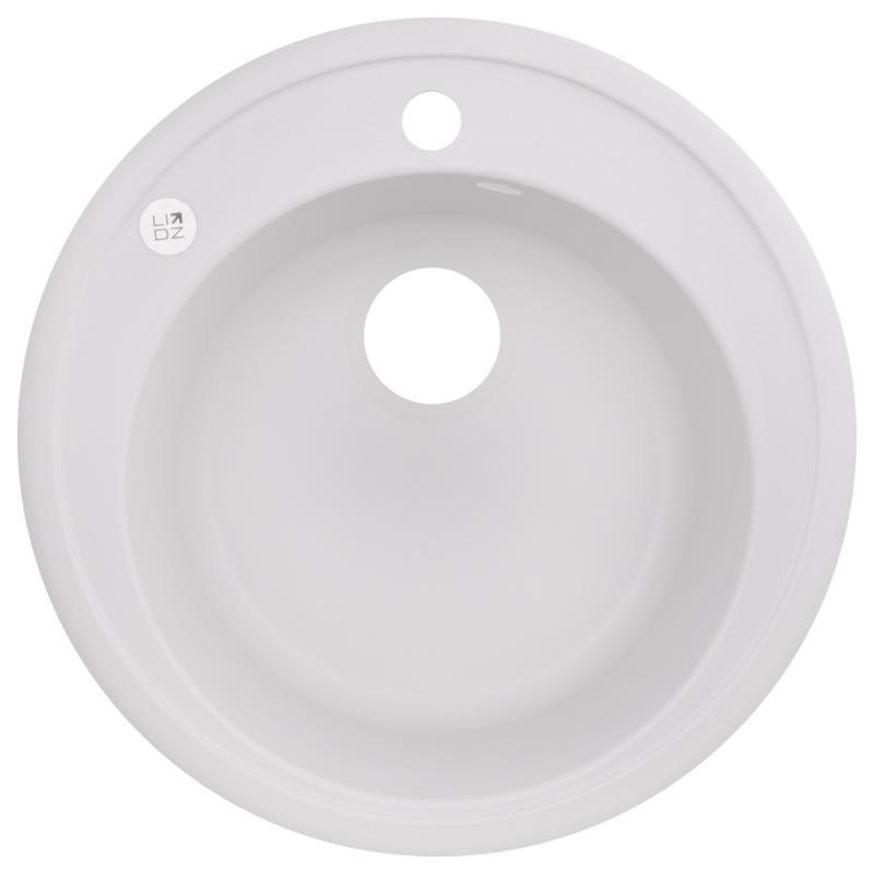 

Кухонная мойка Lidz D510/200 WHI-01 (LIDZWHI01D510200), Белый