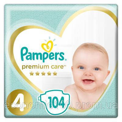 

Подгузник Pampers Premium Care Maxi Размер 4 (9-14 кг) 104 шт (4015400465447